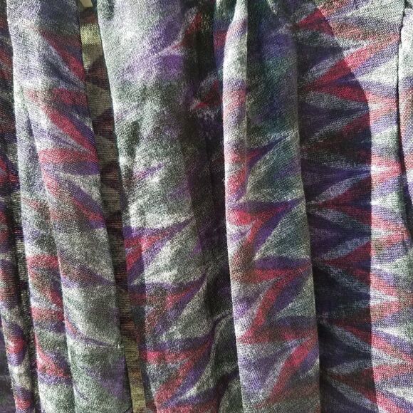 Cardigan Sweater Purple Multi Juniors Small - Picture 9 of 13